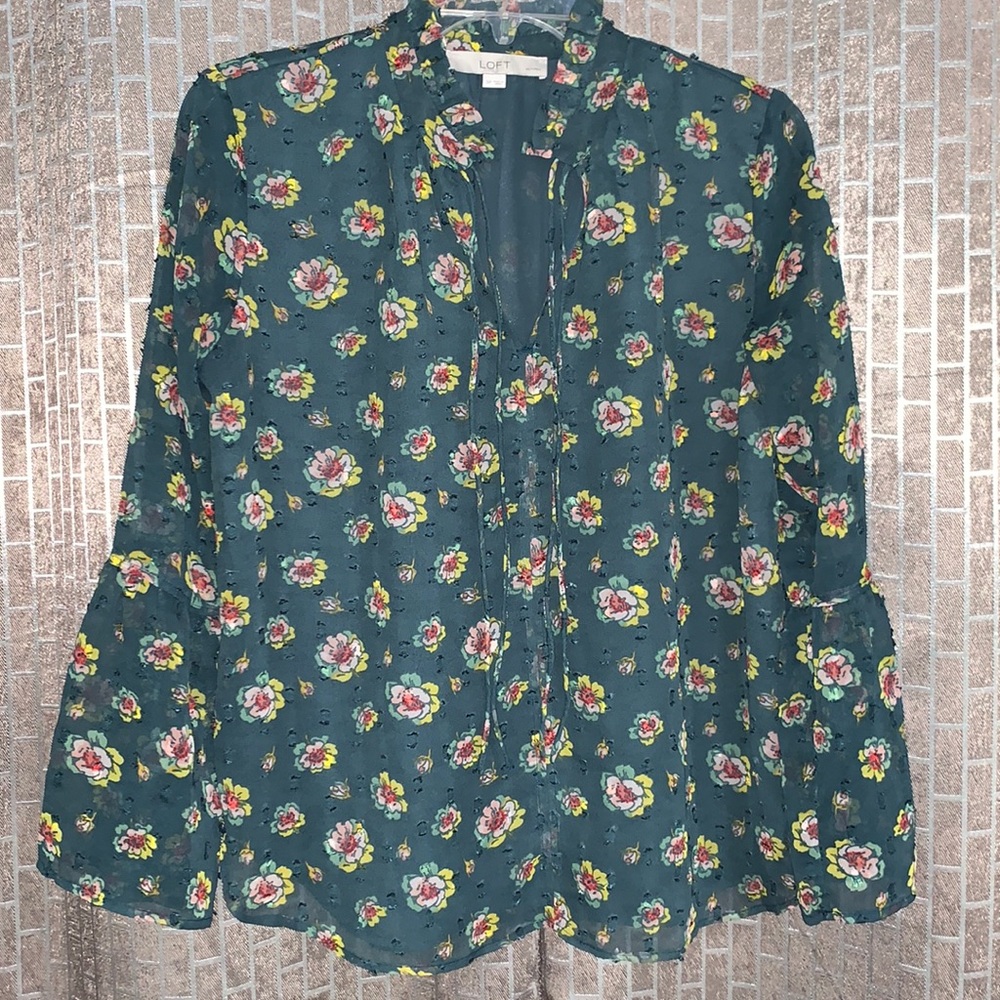 LOFT peasant top